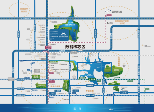 武汉英赫当代城MOMΛ交通图