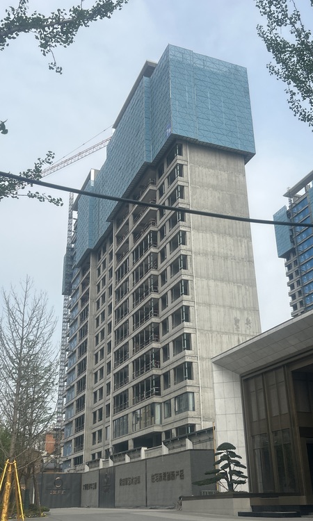 天晟滨月汇施工进度图