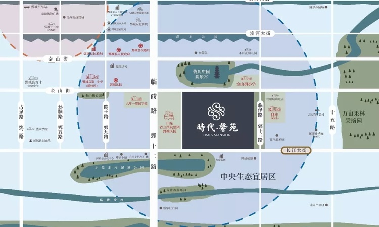 时代·天悦交通图