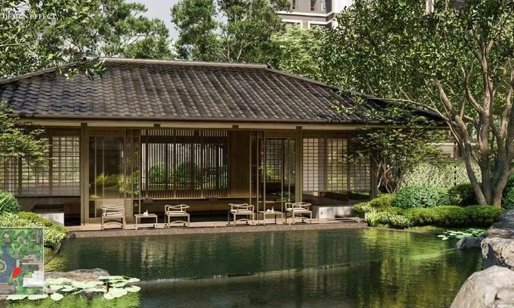 格调浅羽花园效果图