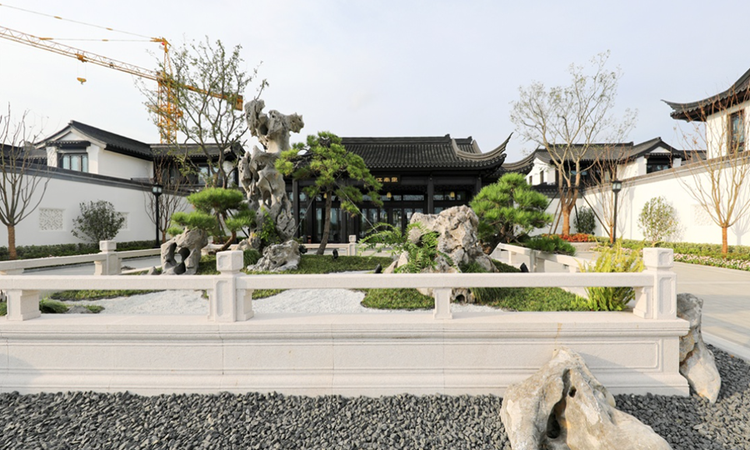 蓝城百禾桃李春风实景图