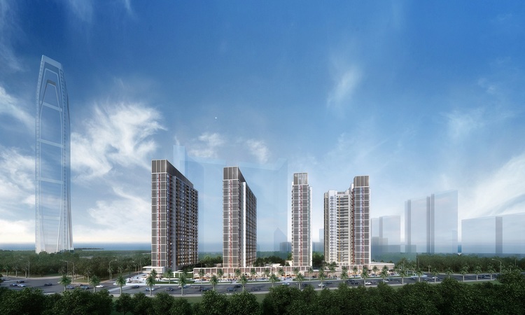 万科瑧湾府效果图