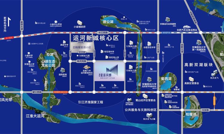 通和星辰同辉花园交通图