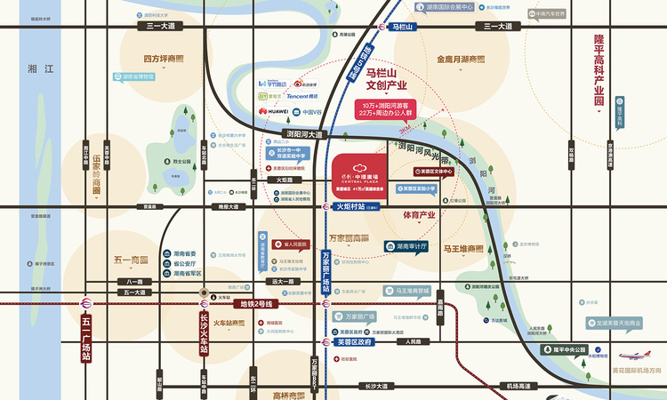 保利中环广场交通图