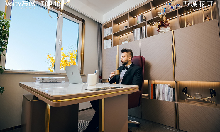 淄博万城花开样板间