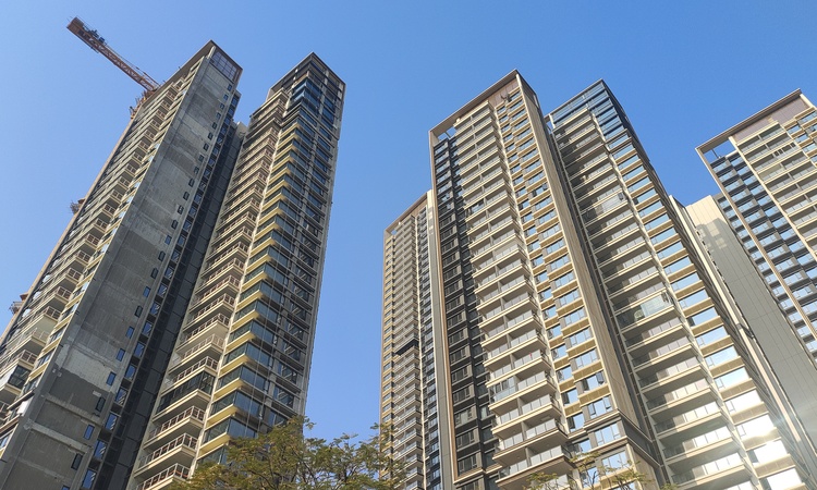 万科黄埔新城施工进度图
