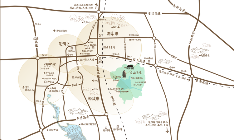 耕读书院交通图