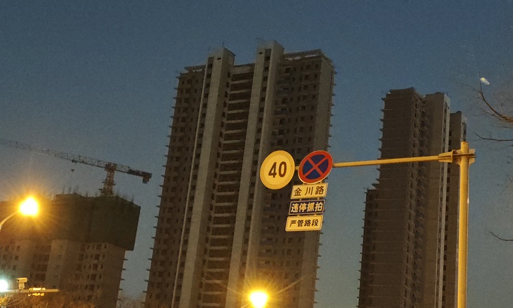 中铁·壹号峯景施工进度图