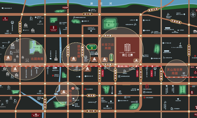 润江云璟交通图