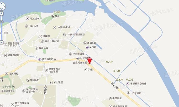 宜嘉湖庭花园交通图