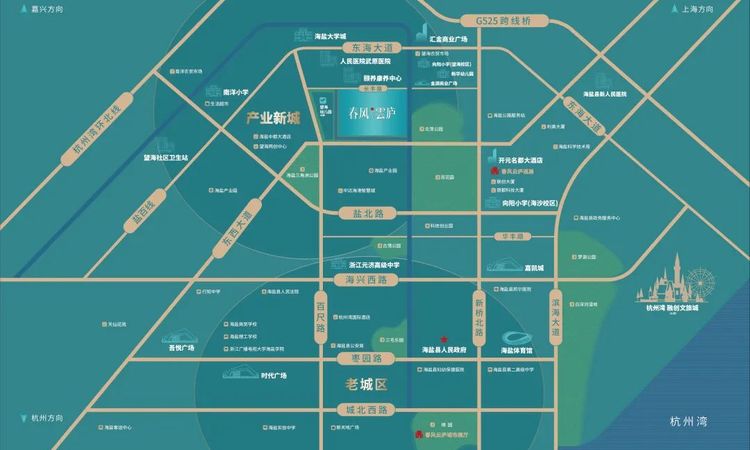 蓝城春风云庐交通图