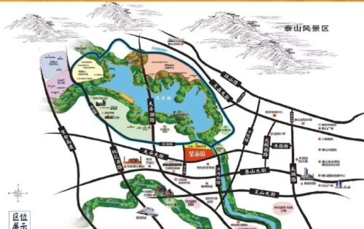 开元盛世福园交通图
