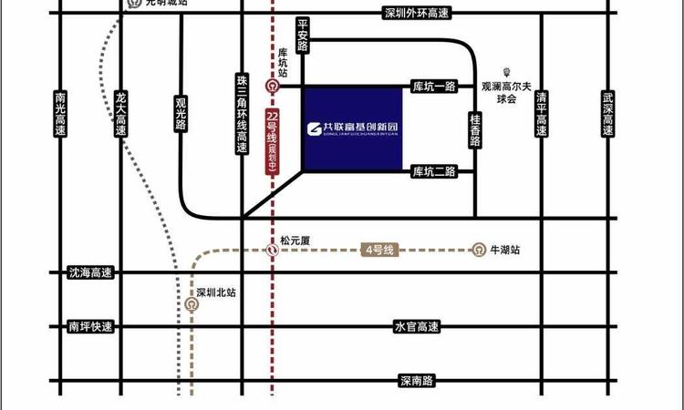 共联都市智谷交通图