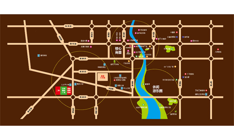  圣基锦绣和城交通图