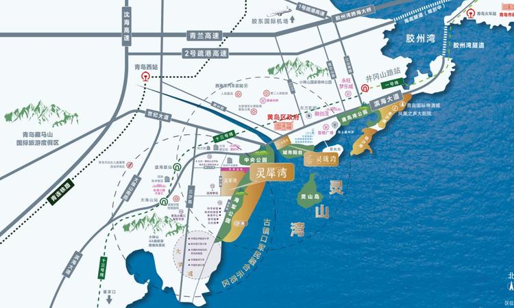 铂悦灵犀湾交通图