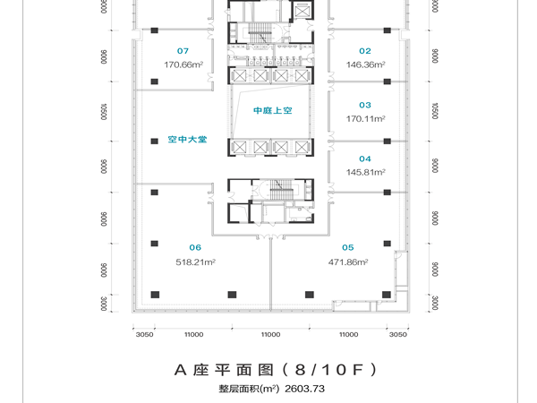 会展湾中港广场楼层平面图