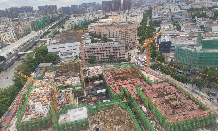 中晟会港湾施工进度图