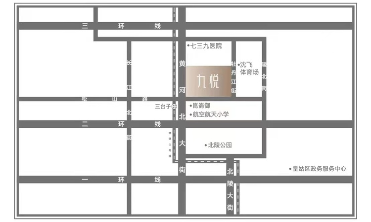 华润置地九悦交通图