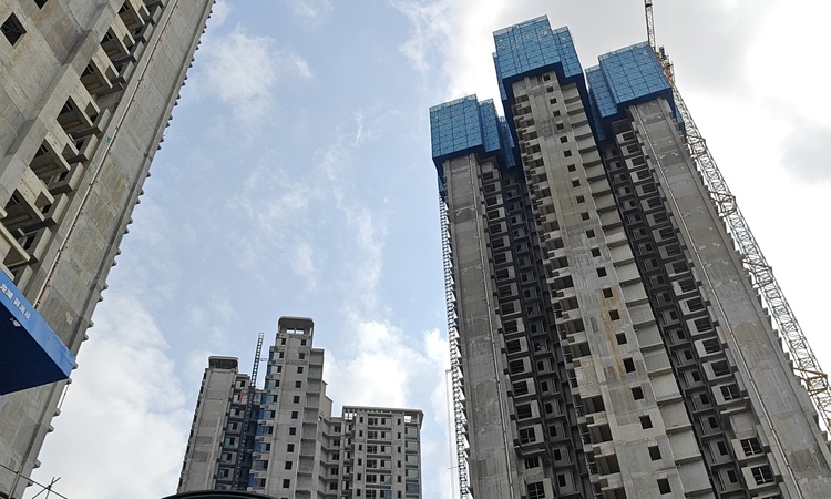 龙湖·御湖境施工进度图