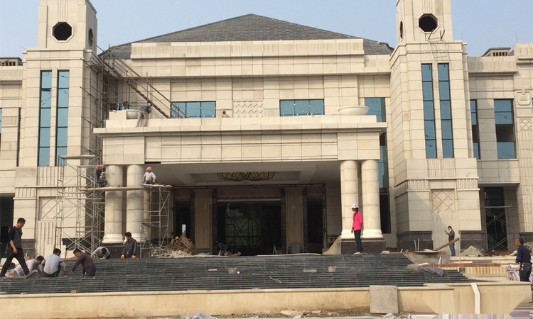 邦泰国际社区施工进度图