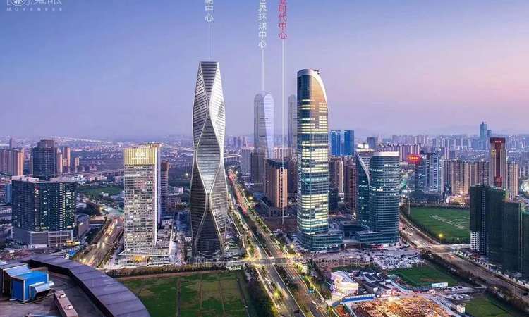 山水时代大厦实景图