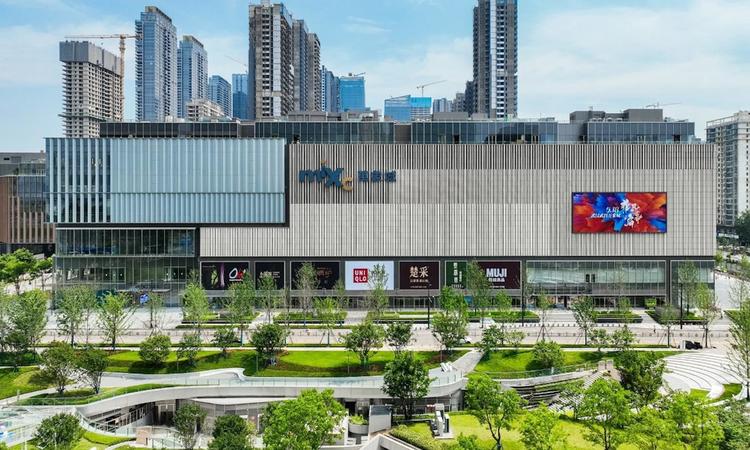 长江天际实景图