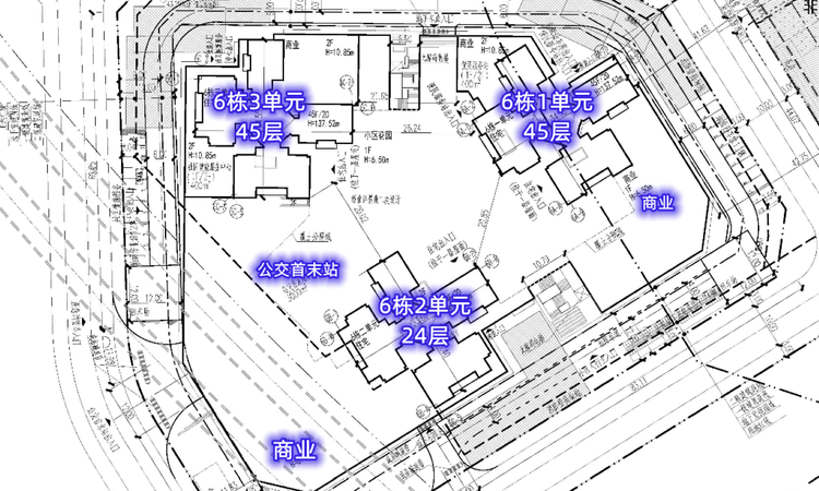 保利·明玥澜岸花园楼层平面图