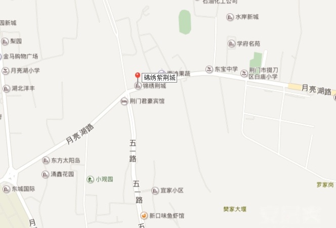 锦绣荆城交通图