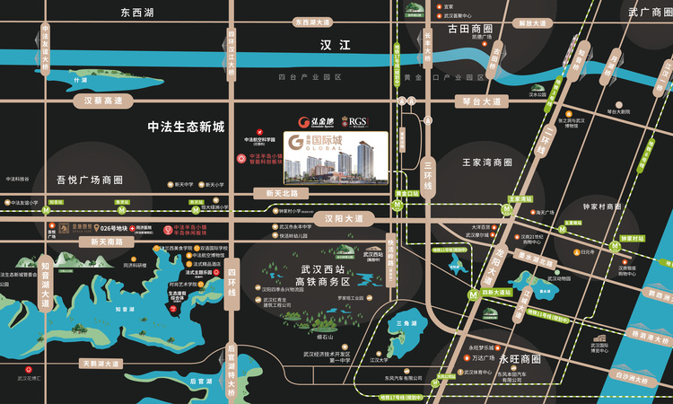 金地国际城交通图