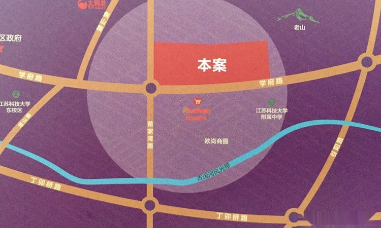 紫榭丽舍交通图