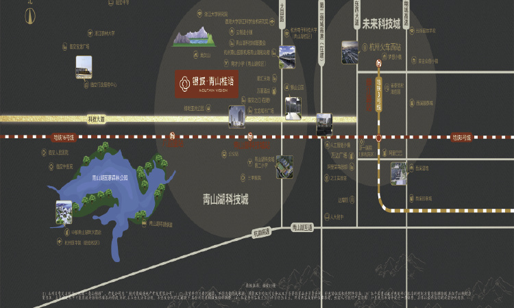 银城青山桂语交通图