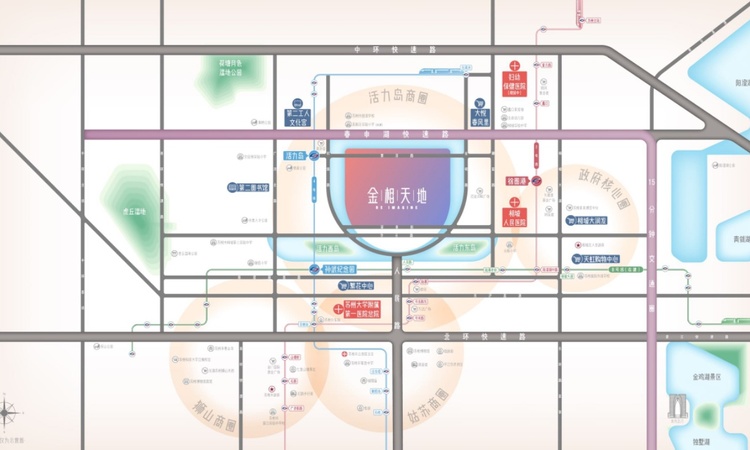 鑫相河畔雅苑交通图