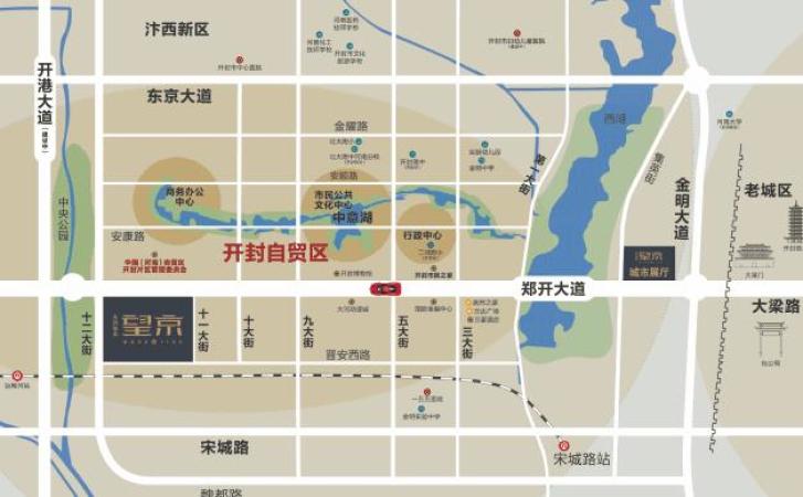 东润银基望京交通图