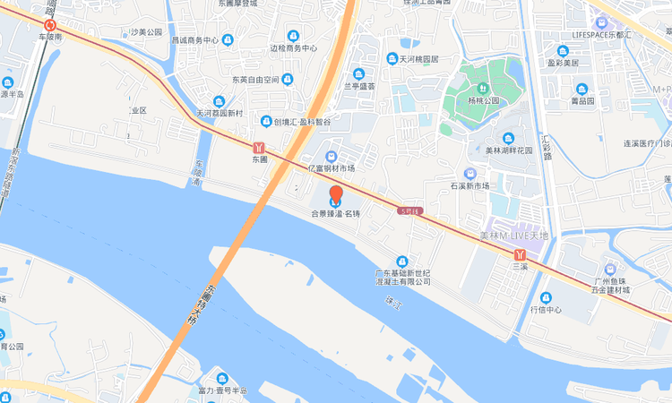 合景臻溋名铸交通图