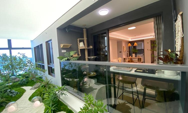 宏发悦见公园里样板间