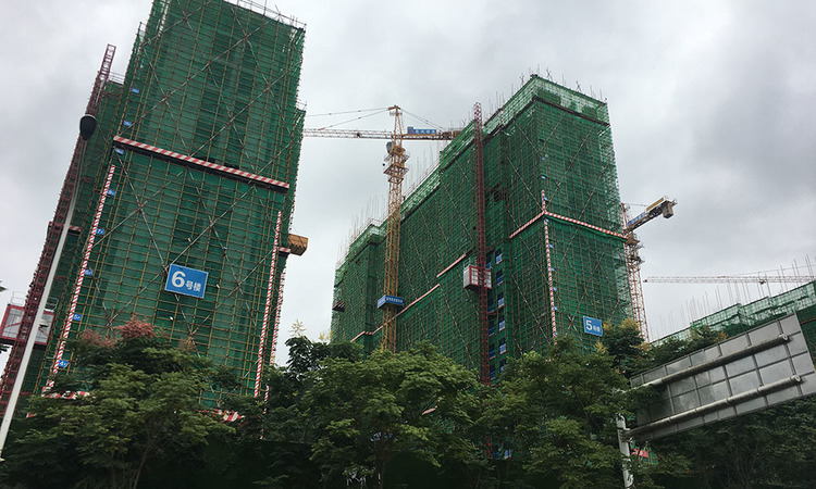 建投•见山施工进度图