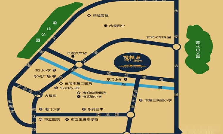 儒林苑交通图