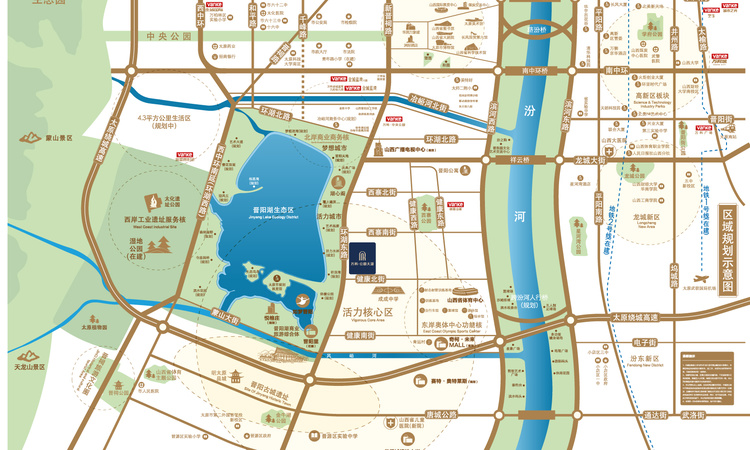 万科公园大道交通图