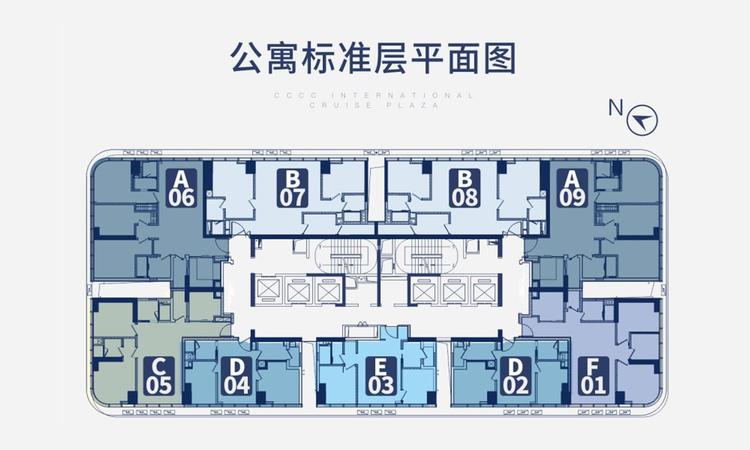 中交国际邮轮广场楼层平面图