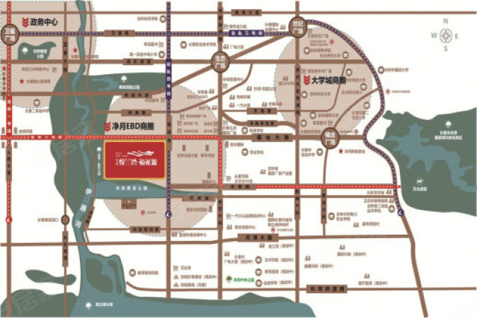 宝裕悦兰湾·福祉源交通图