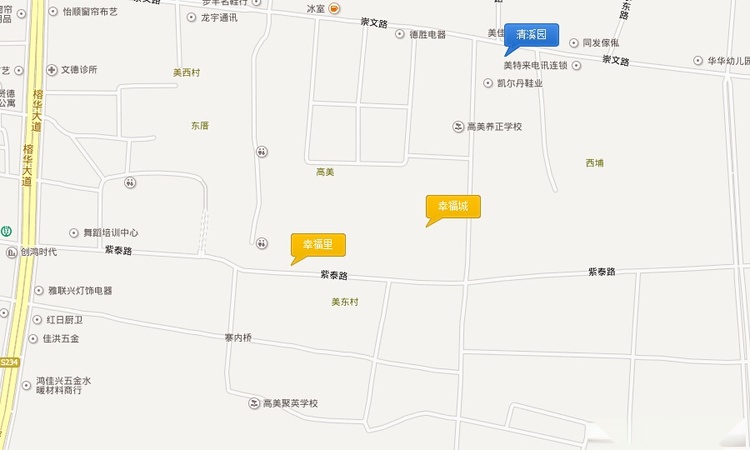 幸福里交通图
