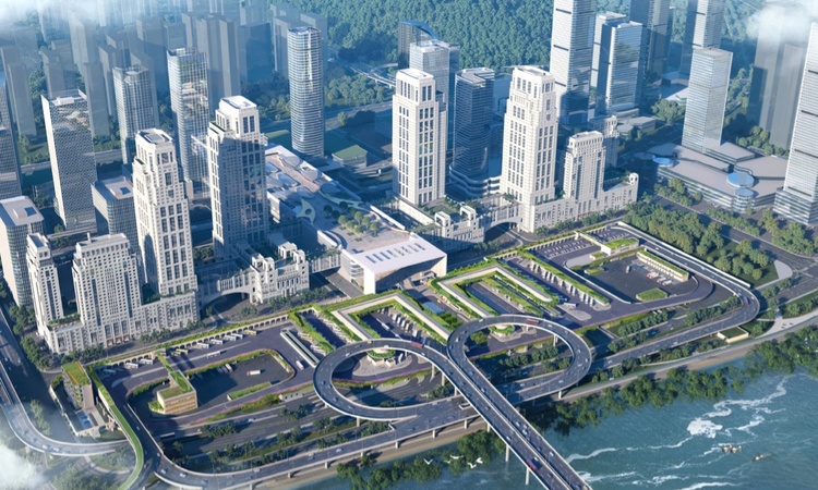 横琴口岸广场效果图