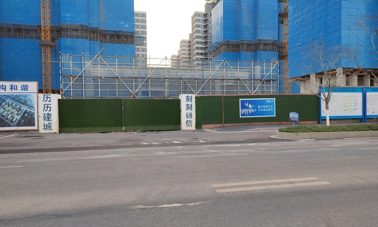 大华锦绣江来施工进度图
