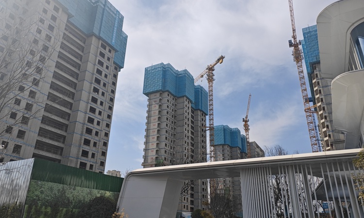 高新和锦瞻云施工进度图