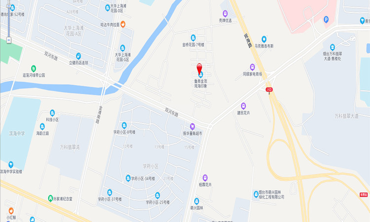 鲁商金茂观海印象交通图