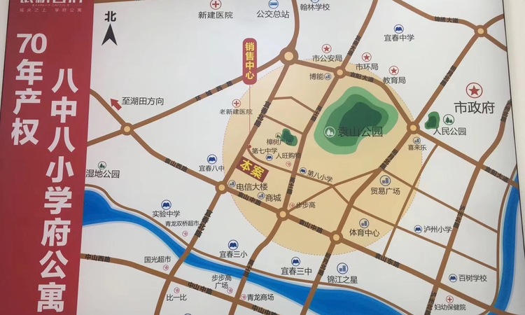 银桥首府交通图
