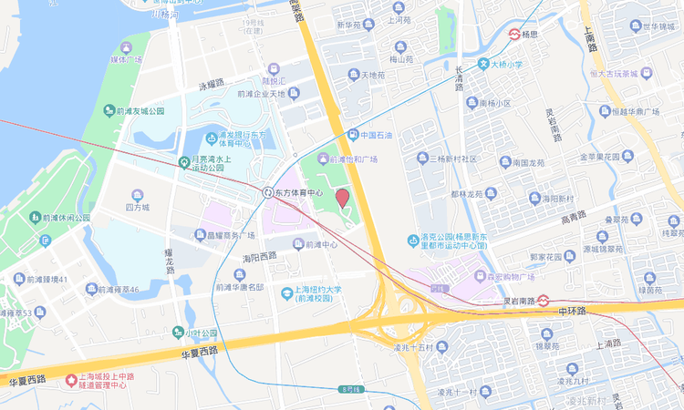 世纪前滩天汇交通图