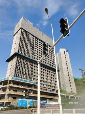 中天星耀商业中心施工进度图