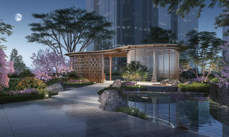 华宇春江明月效果图