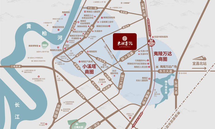 金亚·东湖书院交通图